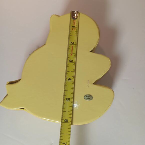 Vintage See's Candies Yellow Empty Cardboard Candy Box Easter Chick Peep - Picture 6 of 8